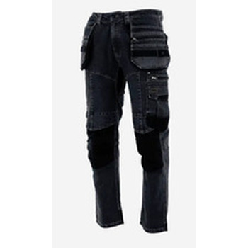 Spodnie do pasa monterskie SHERIFF JEANS czarne